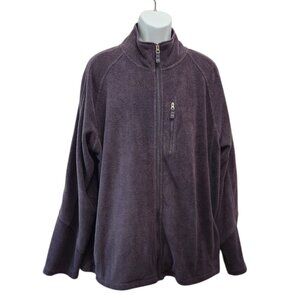 Horny Toad & Co Fleece Jacket Mens 2XL XXL Gray Full Zip Cozy Pockets X!09X
